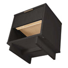 Manhattan Comfort Granville Modern 18" Nightstand in Charcoal Gray (1-Drawer)