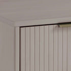 Manhattan Comfort Granville Modern 18" Nightstand in Light Gray (1-Drawer)