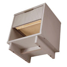 Manhattan Comfort Granville Modern 18" Nightstand in Light Gray (1-Drawer)