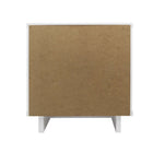 Manhattan Comfort Granville Modern 18" Nightstand in White (2-Drawer)