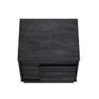 Manhattan Comfort Horizon Modern 22" Nightstand in Charcoal Gray (2-Drawer)