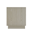Manhattan Comfort Horizon Modern 22" Nightstand in Whitewashed Oak (2-Drawer)