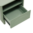 Manhattan Comfort Ella Modern 20" Nightstand in Sage Green (1-Drawer)