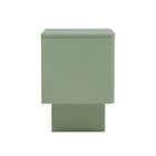 Manhattan Comfort Ella Modern 20" Nightstand in Sage Green (1-Drawer)