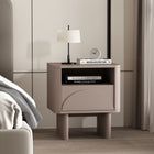 Manhattan Comfort Ella Modern 20" Nightstand in Mocha (1-Drawer)