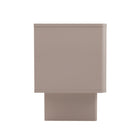 Manhattan Comfort Ella Modern 20" Nightstand in Mocha (1-Drawer)