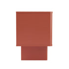 Manhattan Comfort Ella Modern 20" Nightstand in Terracotta (1-Drawer)