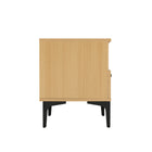 Manhattan Comfort Amara Modern 20" Nightstand in Light Oak (1-Drawer)