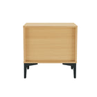 Manhattan Comfort Amara Modern 20" Nightstand in Light Oak (1-Drawer)