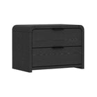 Manhattan Comfort Grace Modern 28" Nightstand in Black (2-Drawer)