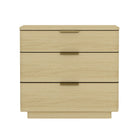 Manhattan Comfort Payton Modern 26" Nightstand in Natural Oak (3-Drawer)