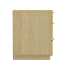 Manhattan Comfort Payton Modern 26" Nightstand in Natural Oak (3-Drawer) - NS009-GNO
