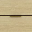 Manhattan Comfort Olivia Modern 27" Nightstand in Natural Oak (2-Drawer) - NS010-GNO