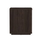 Manhattan Comfort Evelyn Modern 20" Nightstand in Brown (1-Drawer)