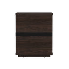 Manhattan Comfort Evelyn Modern 20" Nightstand in Brown (1-Drawer)