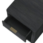 Manhattan Comfort Evelyn Modern 20" Nightstand in Charcoal Gray (1-Drawer)