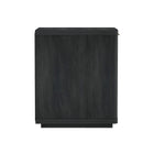 Manhattan Comfort Evelyn Modern 20" Nightstand in Charcoal Gray (1-Drawer)