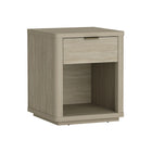 Manhattan Comfort Evelyn Modern 20" Nightstand in Natural (1-Drawer)