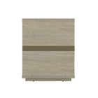 Manhattan Comfort Evelyn Modern 20" Nightstand in Natural (1-Drawer)