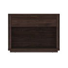 Manhattan Comfort Evelyn Modern 32" Nightstand in Brown (1-Drawer)