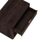 Manhattan Comfort Evelyn Modern 32" Nightstand in Brown (1-Drawer)