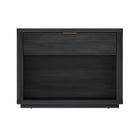 Manhattan Comfort Evelyn Modern 32" Nightstand in Charcoal Gray (1-Drawer)