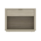 Manhattan Comfort Evelyn Modern 32" Nightstand in Natural (1-Drawer)