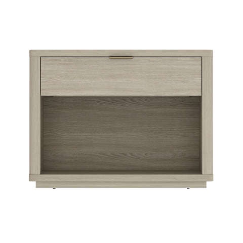 Manhattan Comfort Evelyn Modern 32" Nightstand in Natural (1-Drawer)