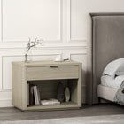 Manhattan Comfort Evelyn Modern 32" Nightstand in Natural (1-Drawer)