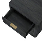 Manhattan Comfort Evelyn Modern 20" Nightstand in Charcoal Gray (3-Drawer)