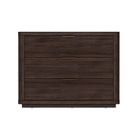 Manhattan Comfort Evelyn Modern 32" Nightstand in Brown (3-Drawer)