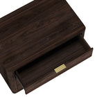 Manhattan Comfort Evelyn Modern 32" Nightstand in Brown (3-Drawer)