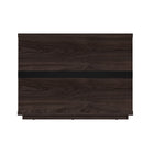 Manhattan Comfort Evelyn Modern 32" Nightstand in Brown (3-Drawer)