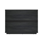 Manhattan Comfort Evelyn Modern 32" Nightstand in Charcoal Gray (3-Drawer)
