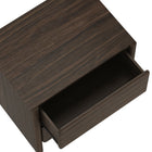 Manhattan Comfort Linda Modern 24" Nightstand in Walnut Brown (2-Drawer)