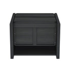 Manhattan Comfort Linda Modern 24" Nightstand in Charcoal Gray (2-Drawer)