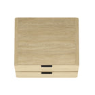 Manhattan Comfort Chrystie Contemporary Modern 26" Nightstand in Natural (2-Drawer)