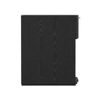 Manhattan Comfort Clive Mid-Century Modern 22" Nightstand in Black (1-Drawer) - NS1561-2