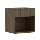 Manhattan Comfort Clive Mid-Century Modern 22" Nightstand in Walnut (1-Drawer) - NS1561-6