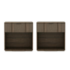 Manhattan Comfort Clive Mid-Century Modern 22" Nightstand in Walnut (1-Drawer) - NS1561-6