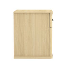 Manhattan Comfort Clifford Traditional Nightstand in Natural Oak (1-Drawer)