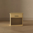 Manhattan Comfort Clifford Traditional Nightstand in Natural Oak (1-Drawer)