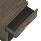 Manhattan Comfort Clifford Traditional Nightstand in Walnut (1-Drawer)