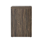 Manhattan Comfort Novara Contemporary 22" Nightstand in Jacobean Walnut (1-Drawer)