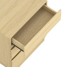 Manhattan Comfort Ardea Contemporary 20" Nightstand in Natural Oak (3-Drawer)