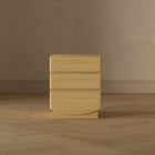 Manhattan Comfort Ardea Contemporary 20" Nightstand in Natural Oak (3-Drawer)