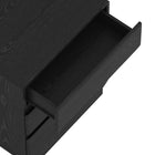 Manhattan Comfort Ardea Contemporary 20" Nightstand in Black (3-Drawer)