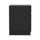 Manhattan Comfort Ardea Contemporary 20" Nightstand in Black (3-Drawer)