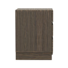 Manhattan Comfort Ardea Contemporary 20" Nightstand in Walnut (3-Drawer)