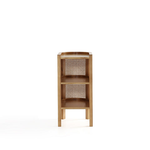 Manhattan Comfort Versailles Industry Chic End Table in Natural